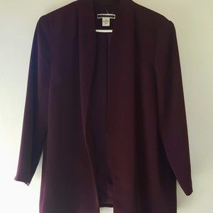 NWOT Drapers and Damon burgundy suit jacket